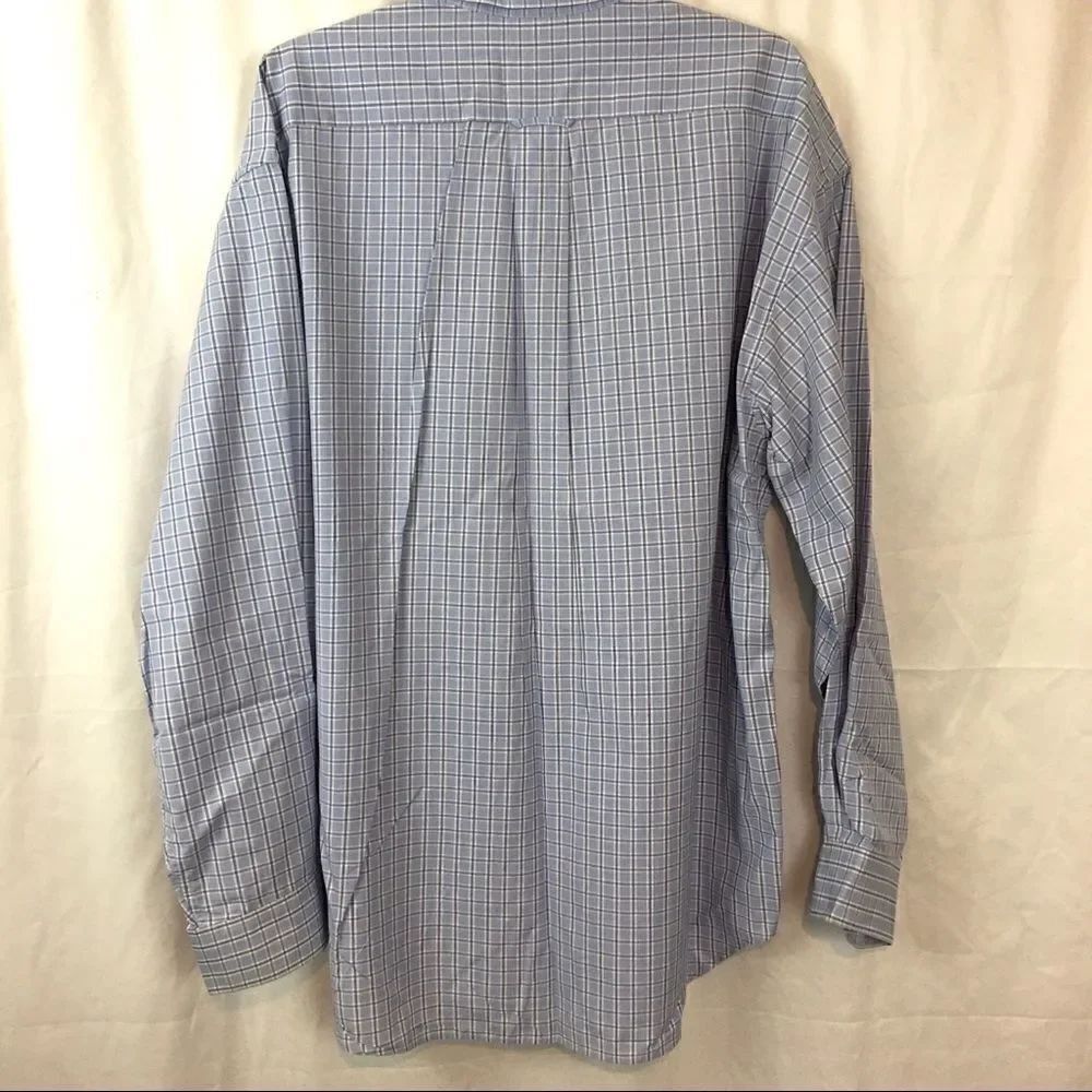 Banana Republic blue/white button down shirt L - Picture 6 of 6